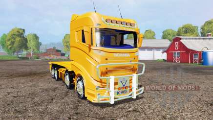 Scania R1000 container truck v1.1 para Farming Simulator 2015