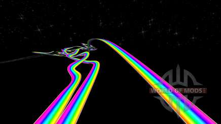 Rainbow road para BeamNG Drive