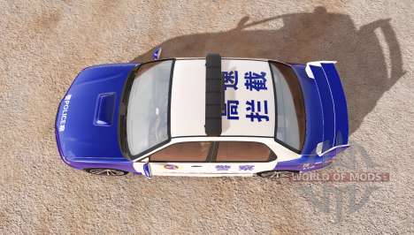 Hirochi Sunburst chinese police v2.0 para BeamNG Drive