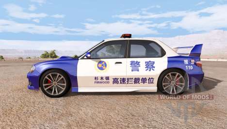 Hirochi Sunburst chinese police v2.0 para BeamNG Drive