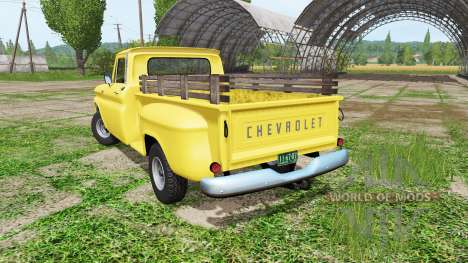 Chevrolet C10 Fleetside 1966 4x4 v1.1 para Farming Simulator 2017