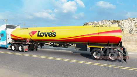 Real company tanker trailers para American Truck Simulator
