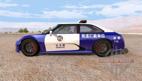 Hirochi SBR4 chinese police v2.7 para BeamNG Drive