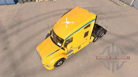 La piel AutoLineas América en el tractor Kenwort para American Truck Simulator
