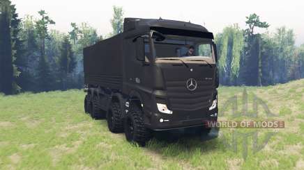 Mercedes-Benz Actros (MP4) chassis para Spin Tires