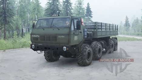 KrAZ 7Э6316 Siberia para Spintires MudRunner