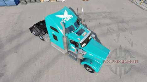 La piel Tum en el camión Kenworth W900 para American Truck Simulator