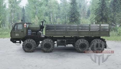 KrAZ 7Э6316 Siberia para Spintires MudRunner