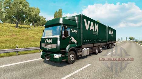 Tandem truck traffic v1.6.1 para Euro Truck Simulator 2
