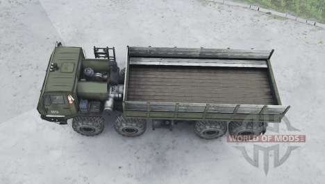 KrAZ 7Э6316 Siberia para Spintires MudRunner