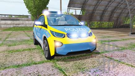 BMW i3 (I01) autobahnplizei para Farming Simulator 2017