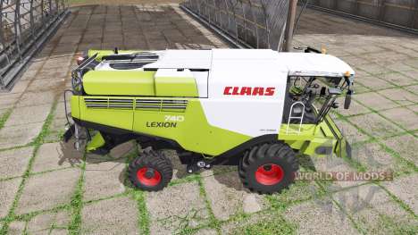 CLAAS Lexion 740 v2.0.1 para Farming Simulator 2017