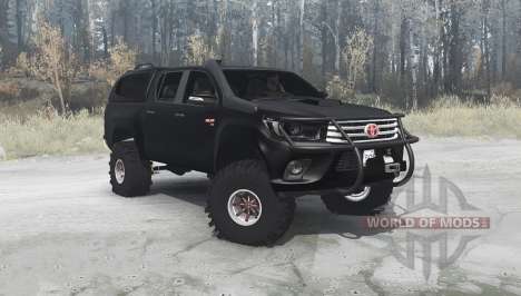 Toyota Hilux Double Cab 2016 v2.0 para Spintires MudRunner