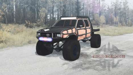 Toyota Hilux Double Cab 1996 extreme para Spintires MudRunner