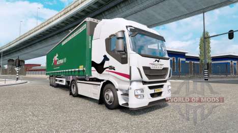 Painted truck traffic pack v4.5 para Euro Truck Simulator 2