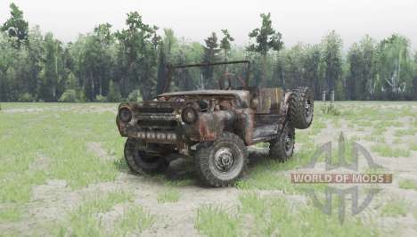 UAZ 469 oxidado para Spin Tires