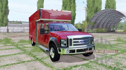 Ford F-450 Super Duty utility truck para Farming Simulator 2017