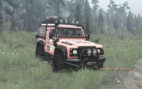Land Rover Defender para Spintires MudRunner