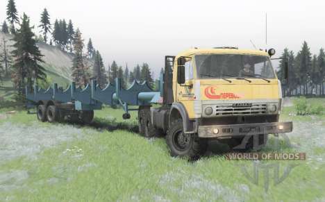 KamAZ-53504 para Spin Tires