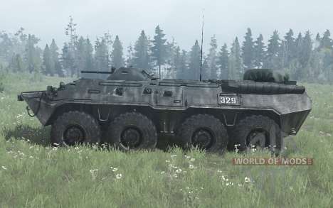BTR 80 para Spintires MudRunner