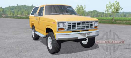 Ford Bronco Xlt U150 1981 V1 3 Para Farming Simulator 17