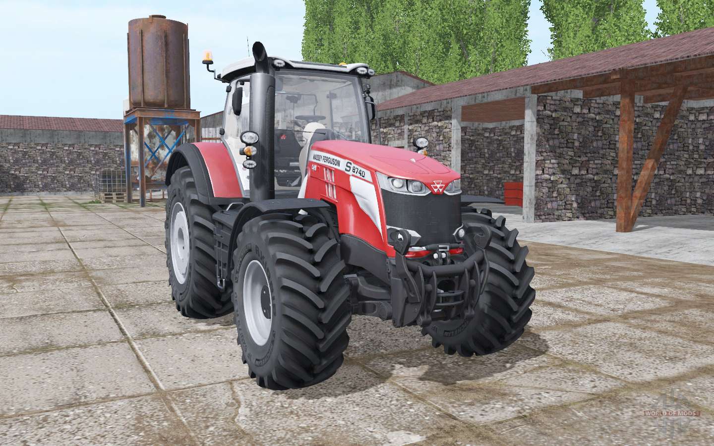 Massey Ferguson  S More Realistic v1.1 para Farming Simulator 2017