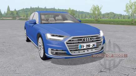 Audi A8 TFSI quattro (D5) 2018 v2.0 para Farming Simulator 2017