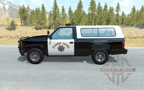 Gavril D-Series California Highway Patrol para BeamNG Drive