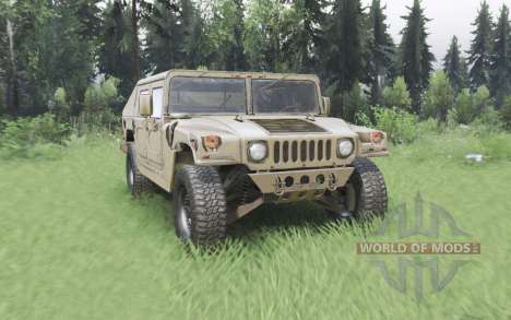 Hummer H1 military para Spin Tires