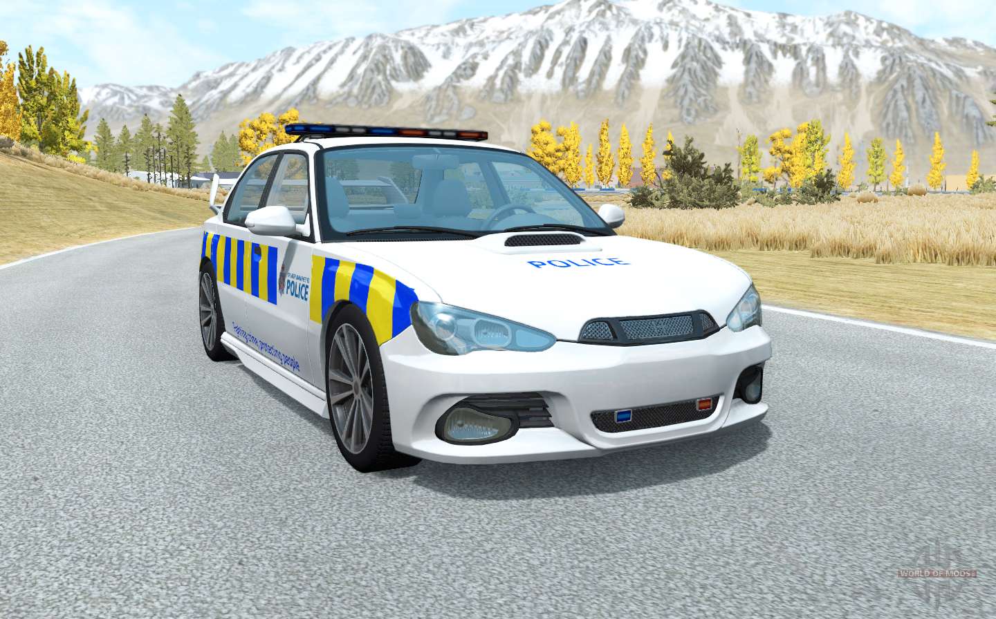 beamng drive police car mod