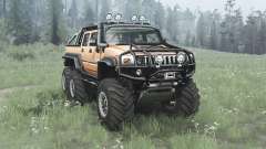 Hummer H2 SUT 6x6 v2.0 para MudRunner