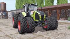CLAAS Axion 870 double wheels para Farming Simulator 2017