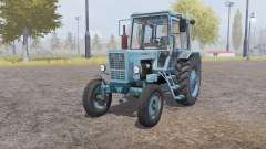 MTZ 80 Belarús 4x4 gris claro-azul para Farming Simulator 2013