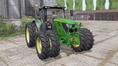 John Deere 6135R narrow twin wheels para Farming Simulator 2017