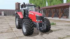 Massey Ferguson 7726 wheels with weights para Farming Simulator 2017
