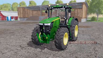 John Deere 7310R twin wheels para Farming Simulator 2015