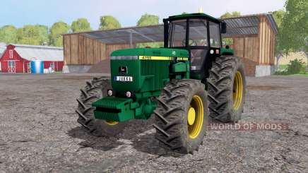 John Deere 4755 lime green para Farming Simulator 2015