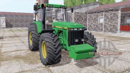 John Deere 8410 front weight para Farming Simulator 2017
