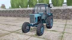 MTZ 80 Belarús tractor con cargador frontal para Farming Simulator 2017