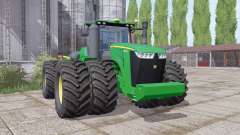 John Deere 9570R twin wheels para Farming Simulator 2017