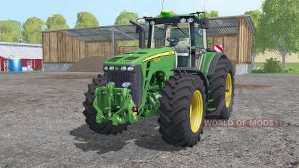 John Deere 8530 ruedas de pesos para Farming Simulator 2015