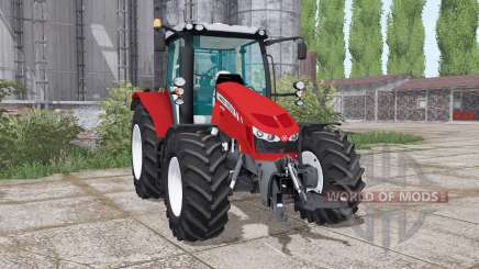 Massey Ferguson 5712 twin wheels para Farming Simulator 2017