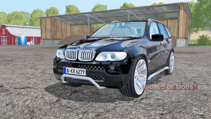 BMW X5 (E53) 2004 black para Farming Simulator 2015