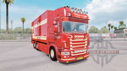 Scania R620 Fleurs para American Truck Simulator