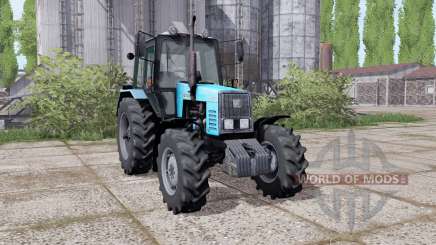 MTZ-1221 Belarús tractor de ruedas duales para Farming Simulator 2017