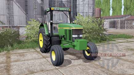 John Deere 7800 dual trasera para Farming Simulator 2017