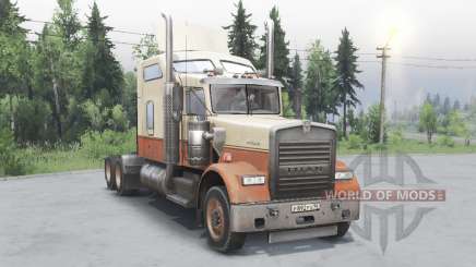 Kenworth W900 timber truck para Spin Tires