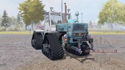 T-150K con la pista de los módulos para Farming Simulator 2013
