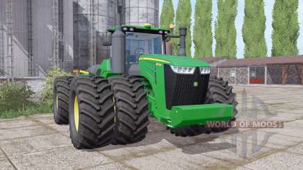 John Deere 9570R twin wheels para Farming Simulator 2017