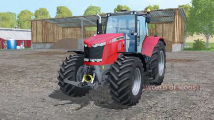 Massey Ferguson 7626 twin wheels para Farming Simulator 2015